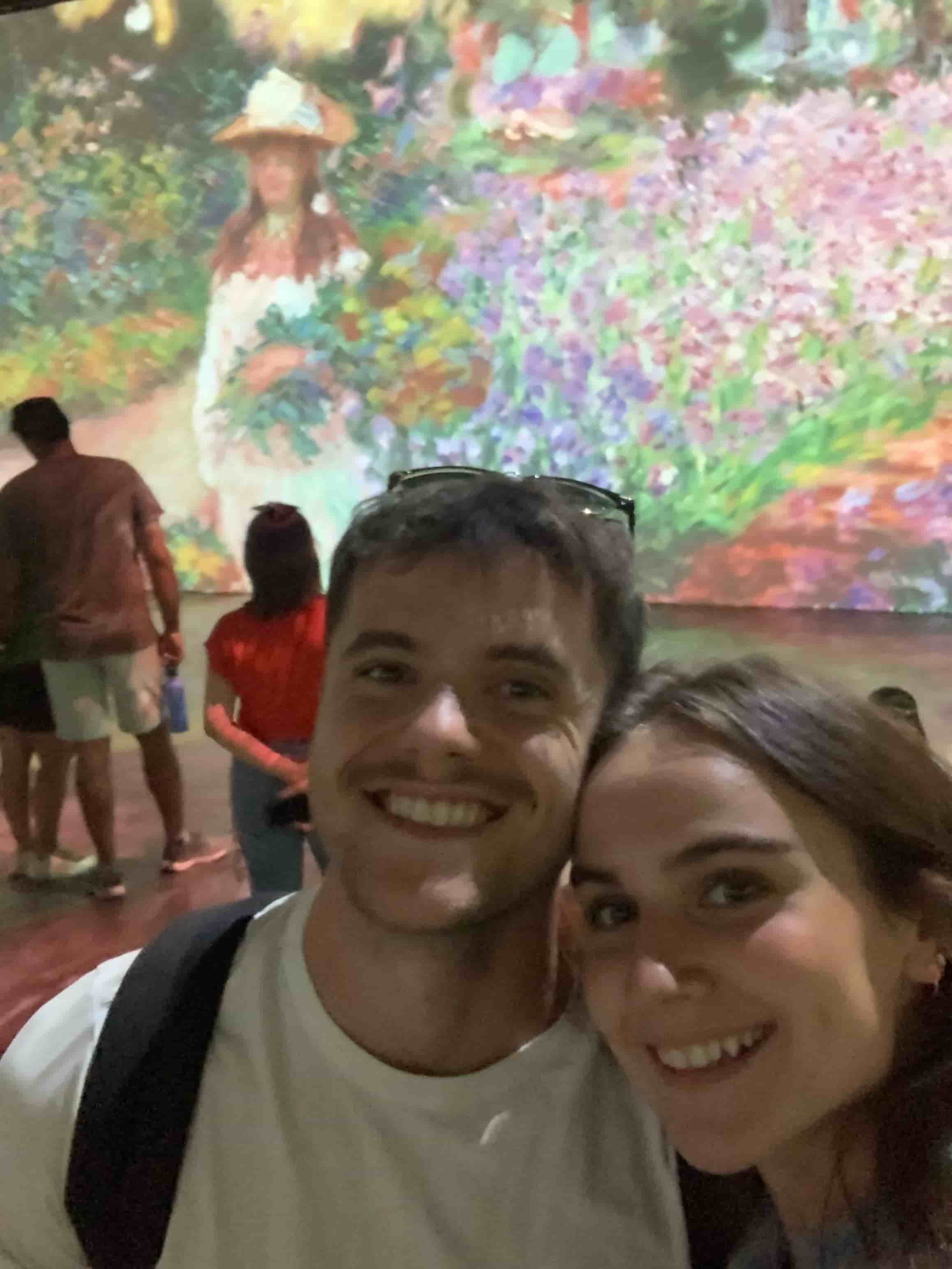 Had a Monet art exhibit